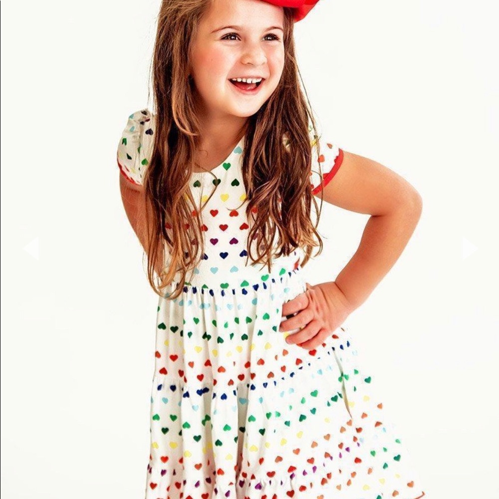 Rainbow Hearts Hugs dress